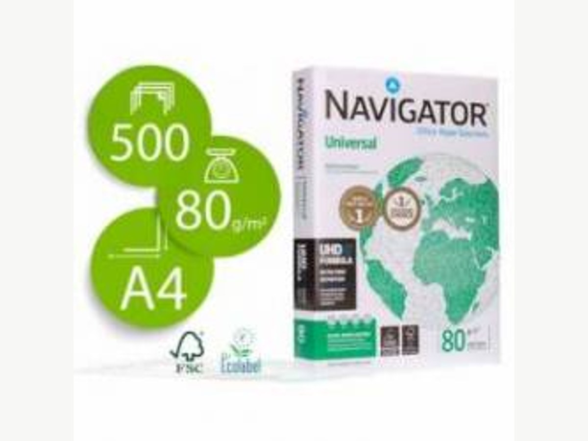 Papel Navigator A4 80 g 500 hojas