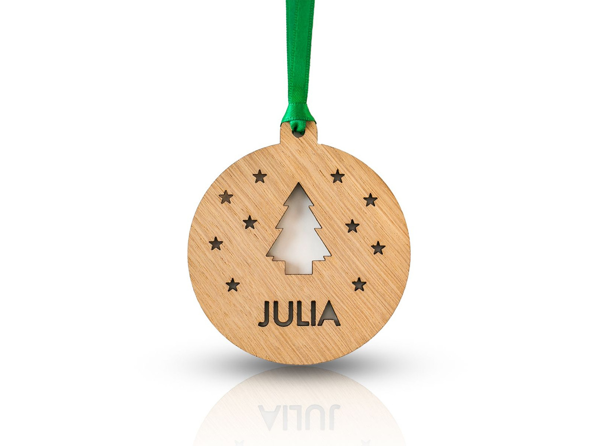 Bola de Navidad con nombre personalizada