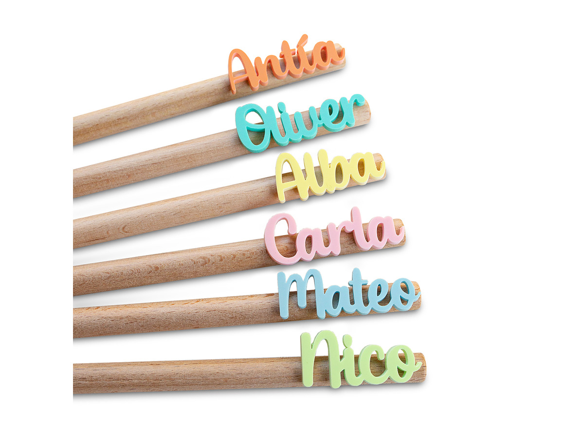 Bolígrafos de madera personalizados