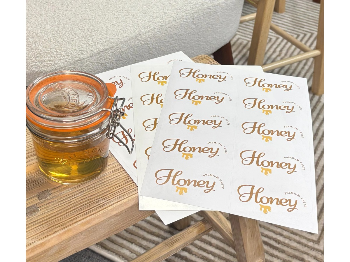Honey jar labels