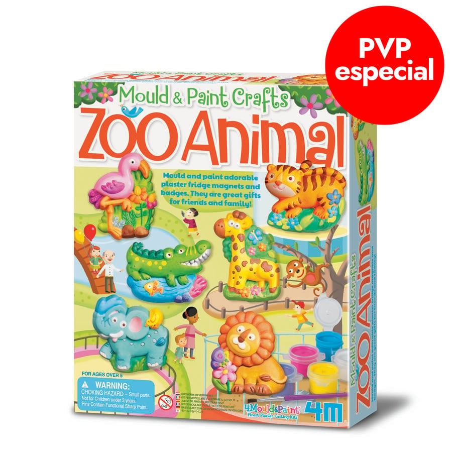 Kit moldea y pinta animales Zoo