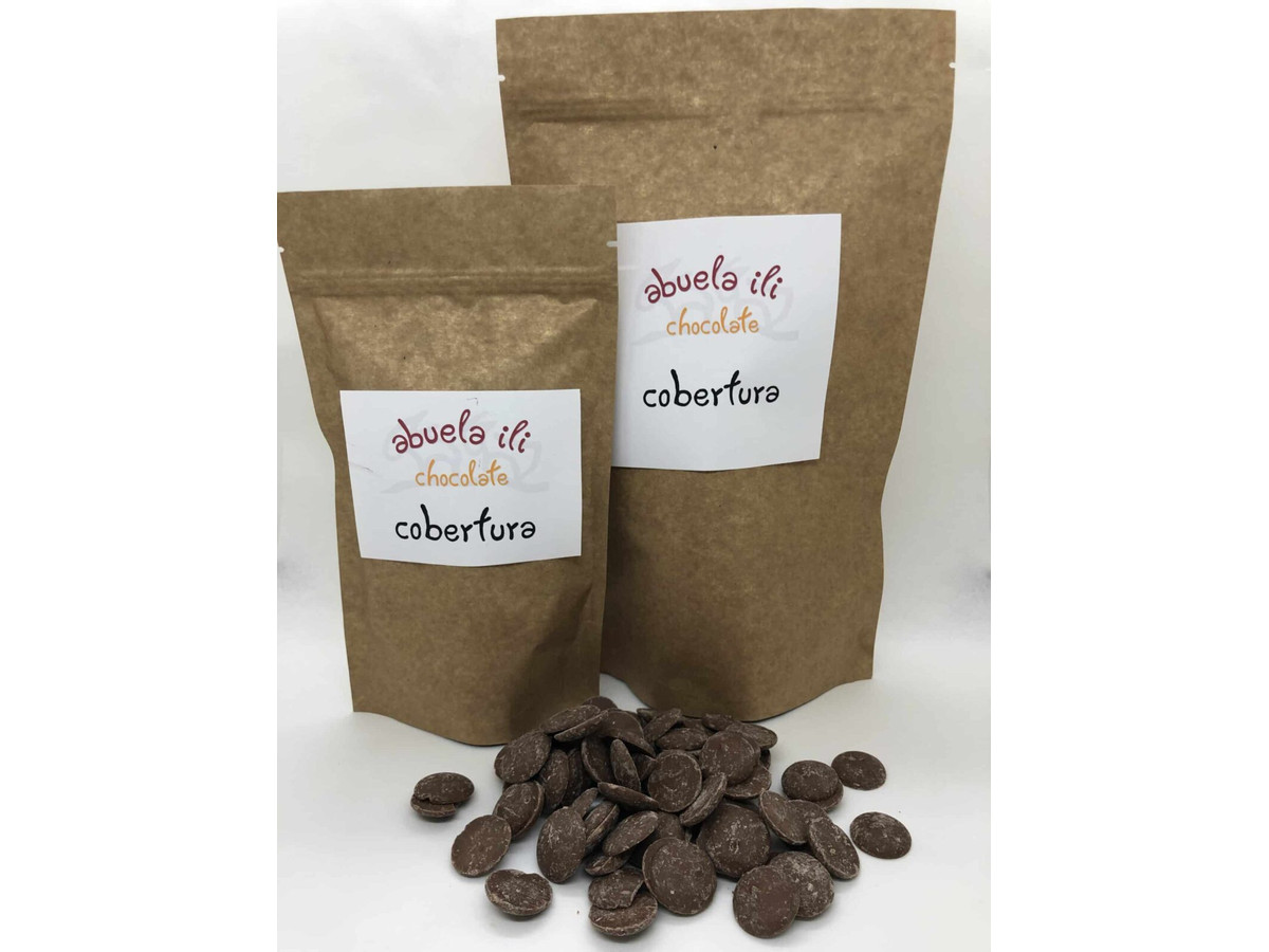 Cobertura de chocolate con leche