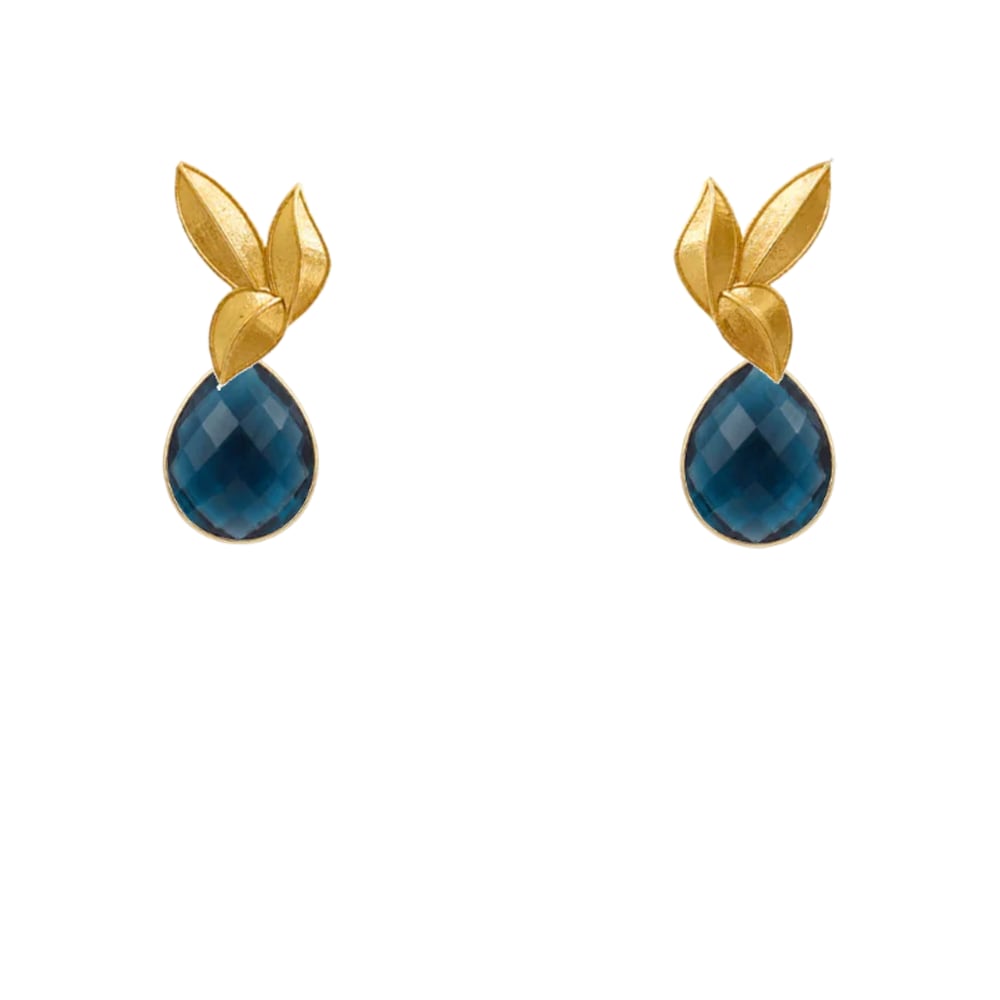Set Matrix Pendientes Desmontables Laguén y Tear Azul Petróleo