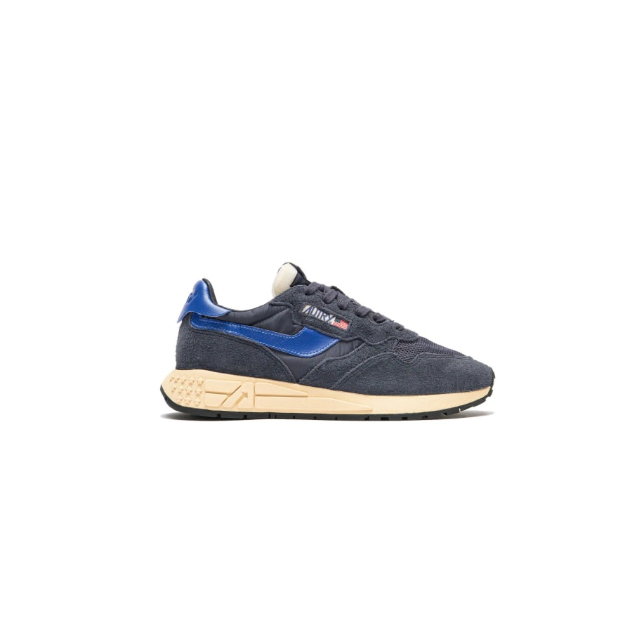 Autry Action Shoes REELWIND LOW Suede Net Spblu Lapis