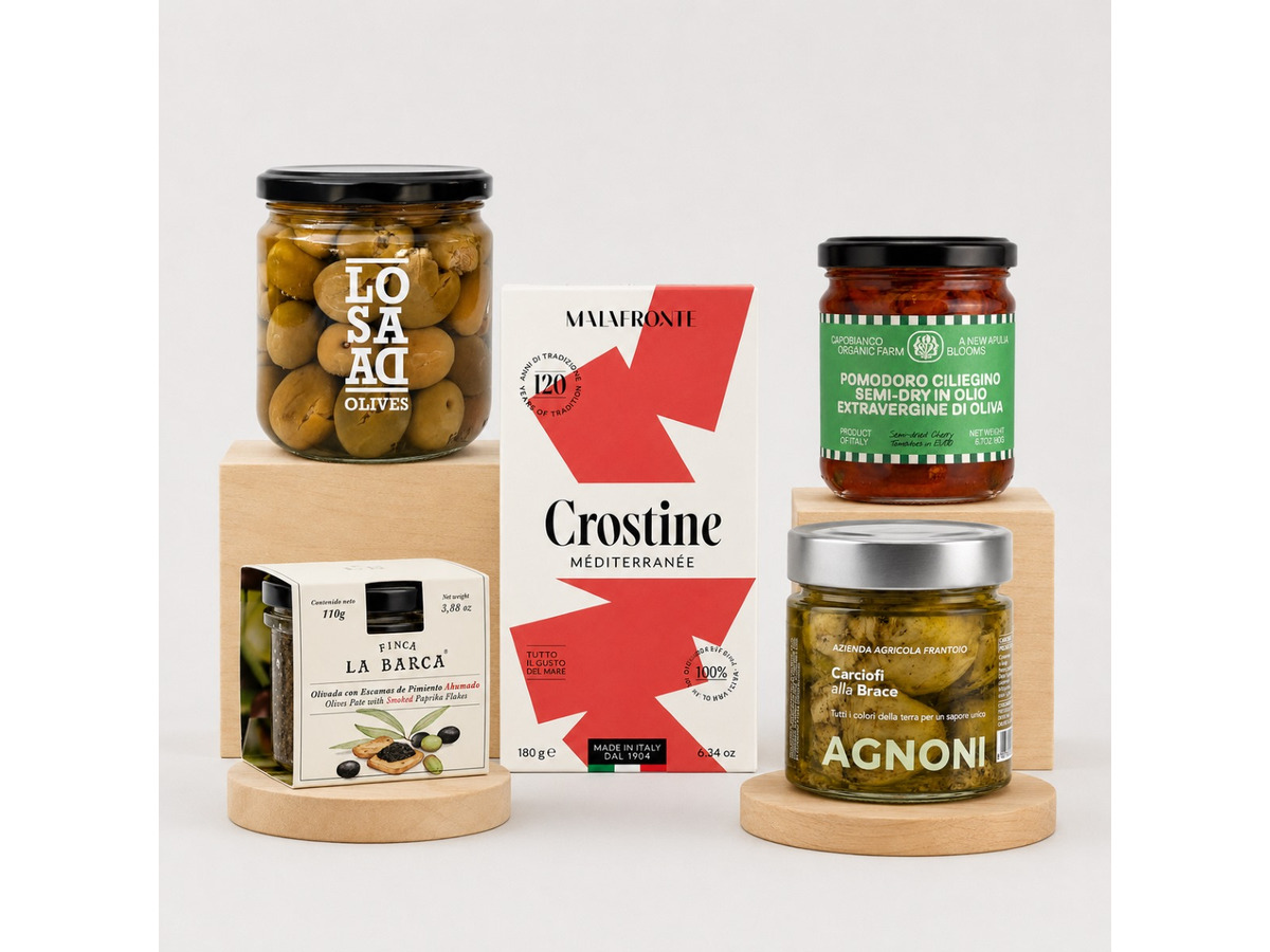 Cesta Aperitivo Gourmet Sin Alcohol Esencial