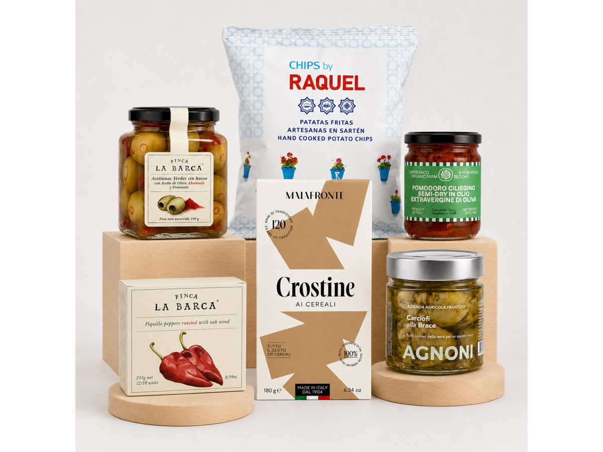 Cesta Aperitivo Sin Alcohol Selección Mediterránea