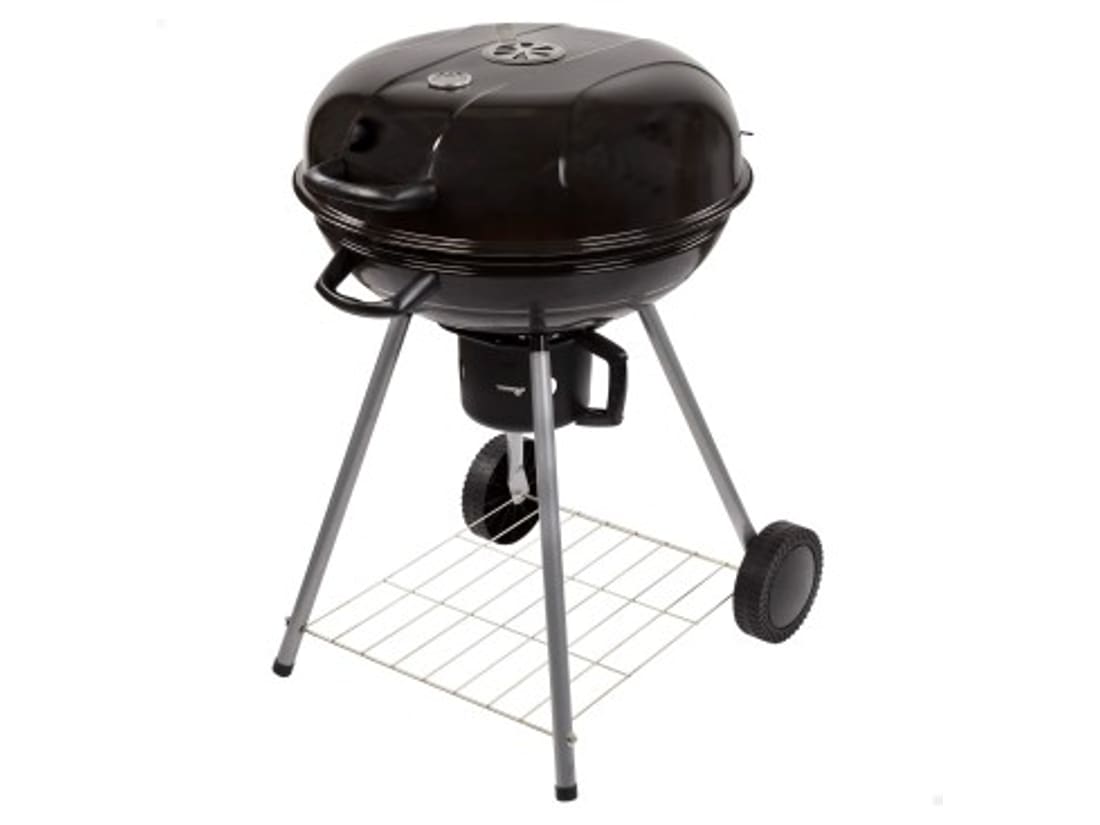 Barbacoa redonda portátil con tapa