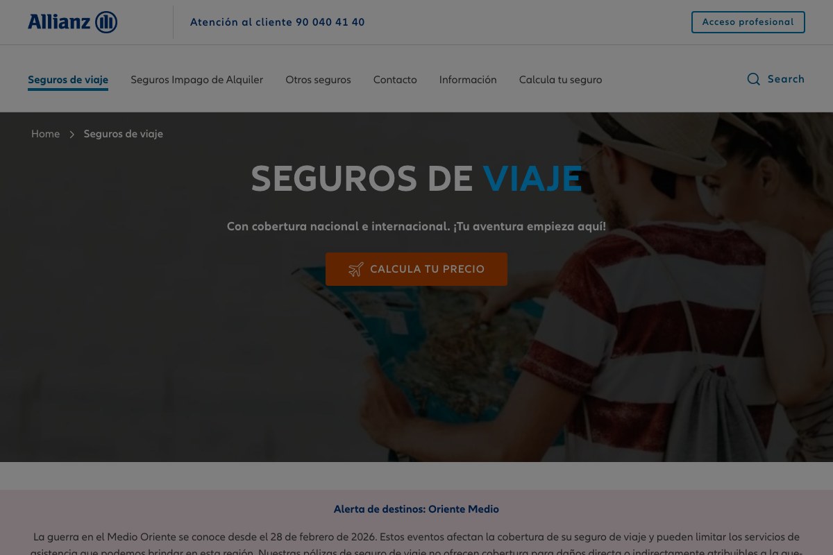 Seguro de vacaciones