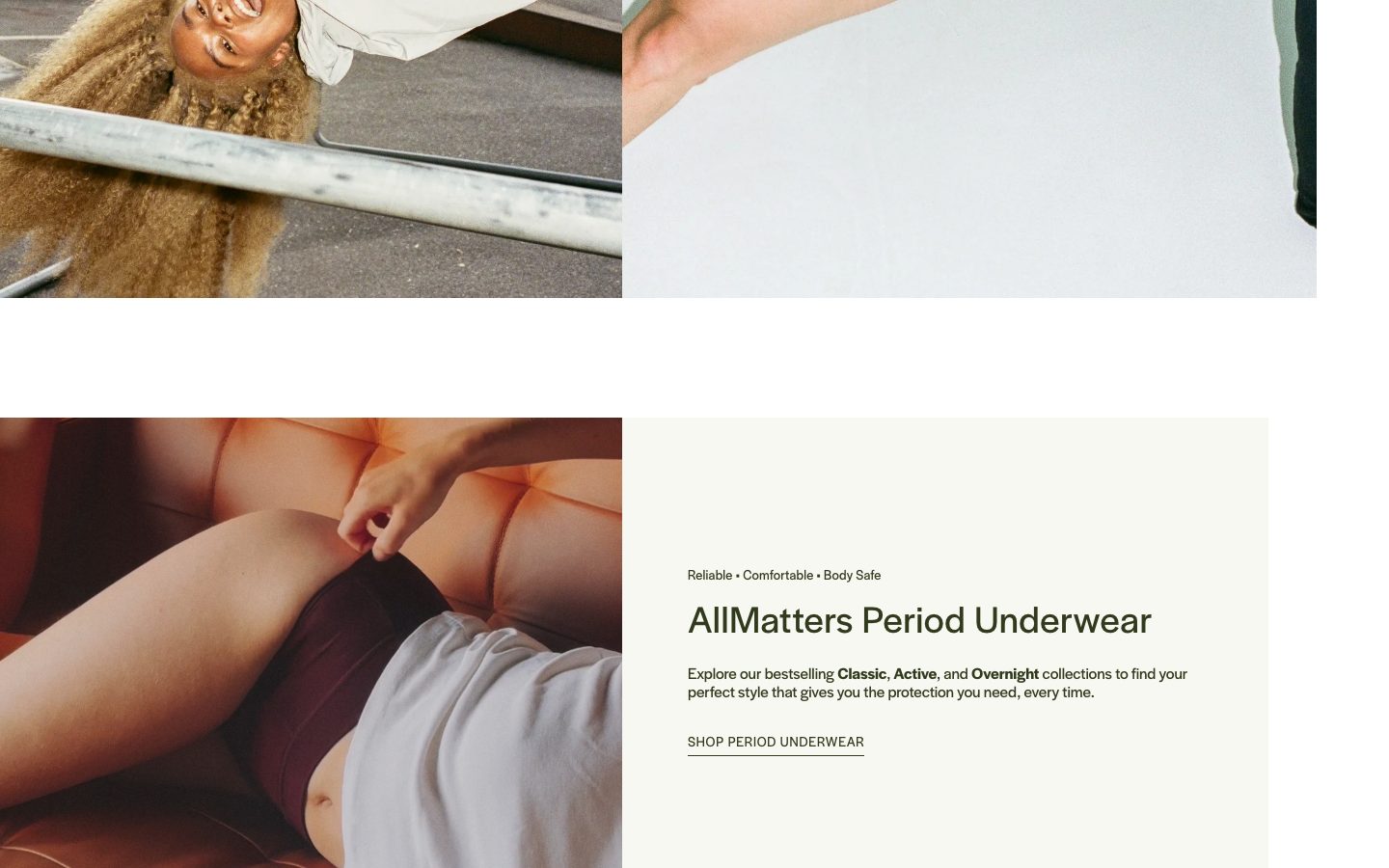 Captura limpia de la home de AllMatters