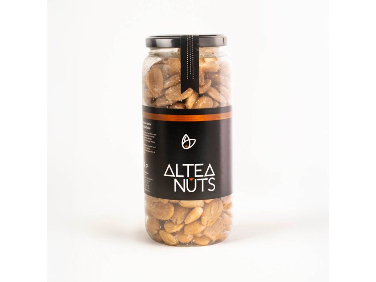 Almendra común frita
