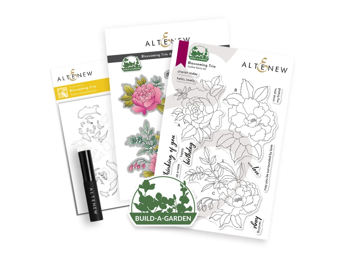 Build-A-Garden: Blossoming Trio & Add-on Die Bundle