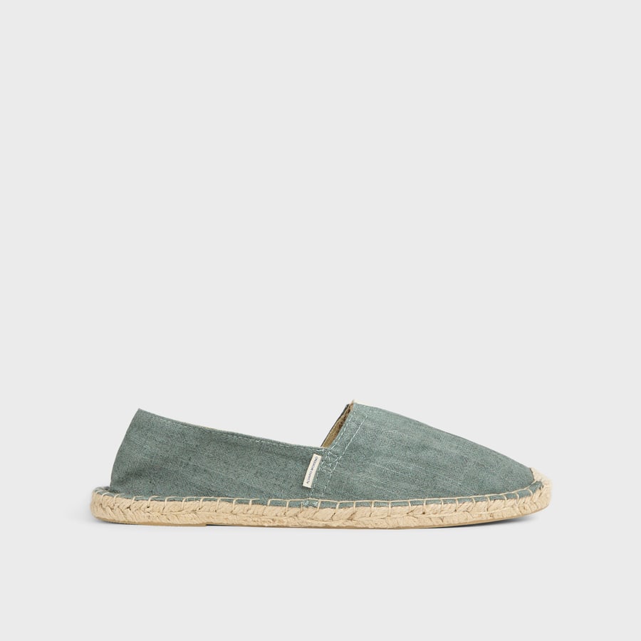 Espadrilles linen green