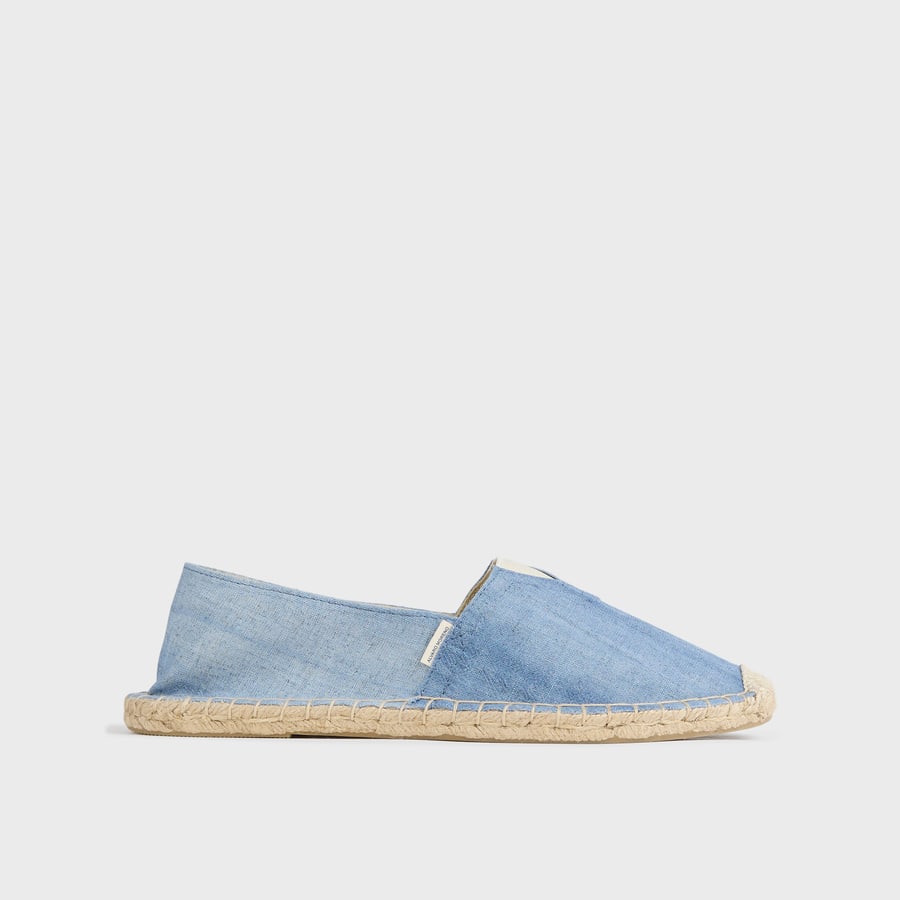 Espadrilles linen blue