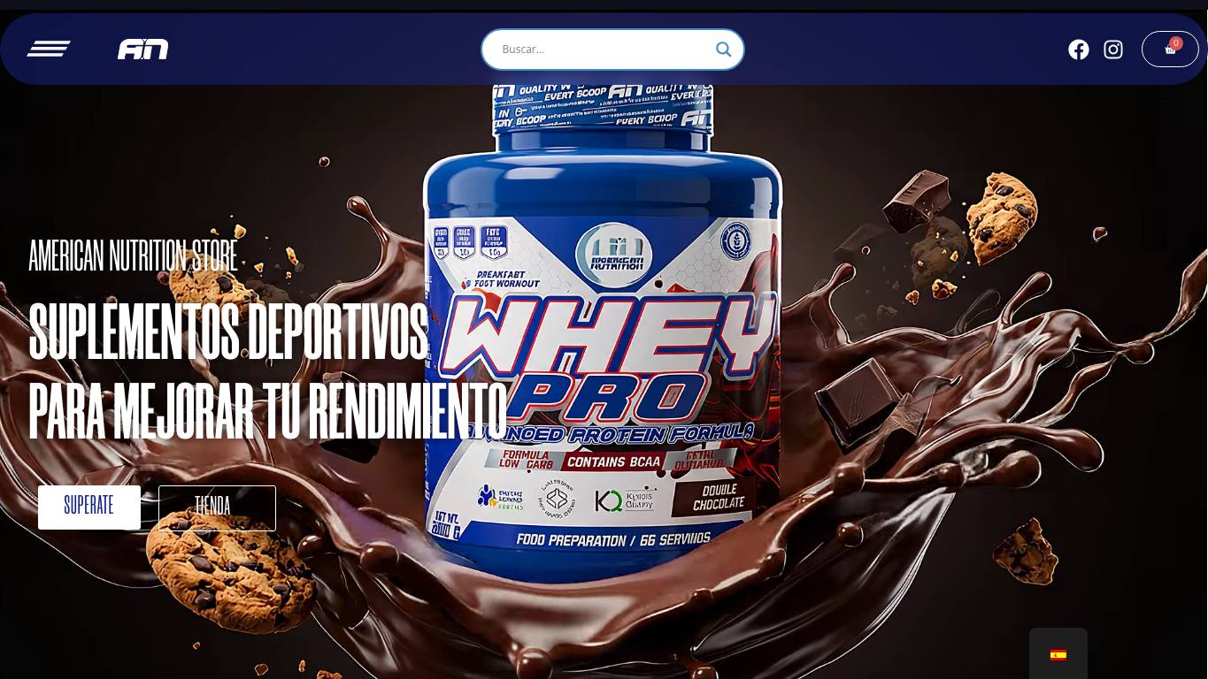 Home oficial de American Nutrition