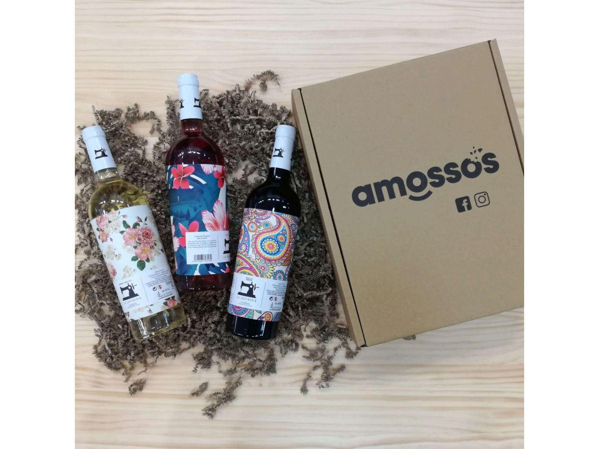 Caja gourmet Vinos tricolor