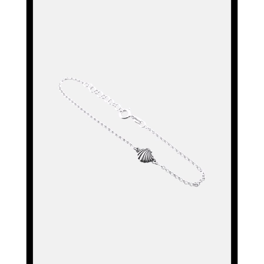 Pulsera Concha cadena mini
