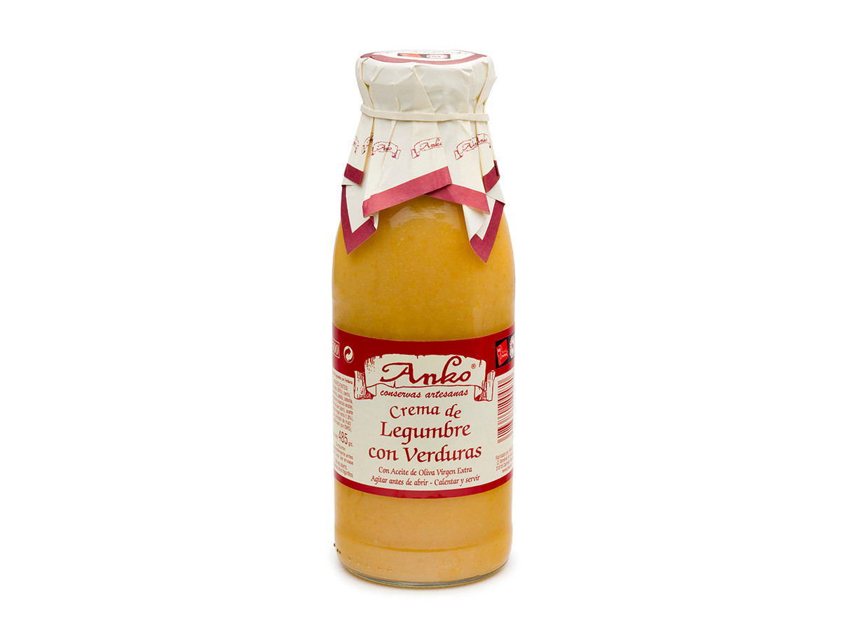 Crema de Legumbres con Verduras, 500ml - Conservas Anko