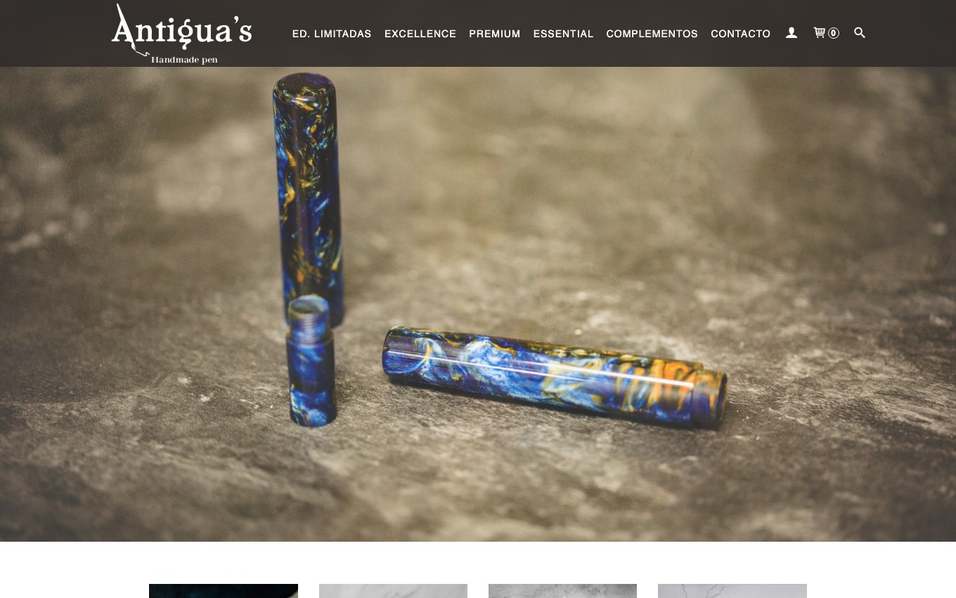 Captura limpia de la página oficial de Antigua’s