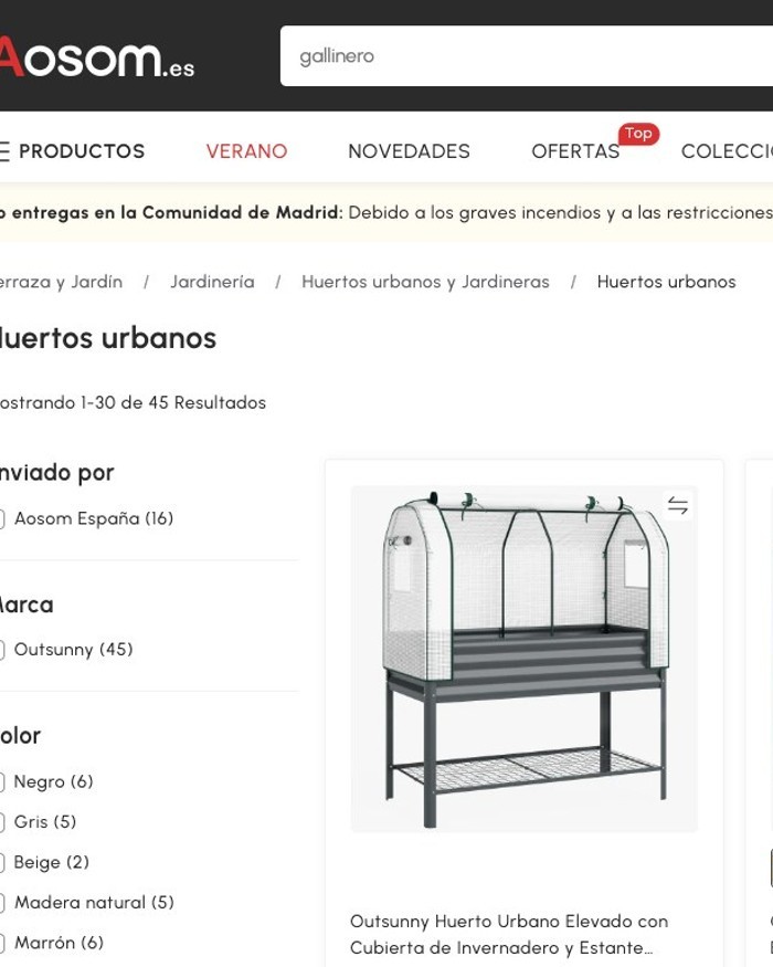 Huertos urbanos y jardineras