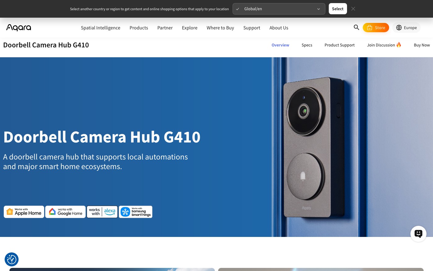 Aqara Doorbell Camera Hub G410: The Smartest Way to Say Hello
