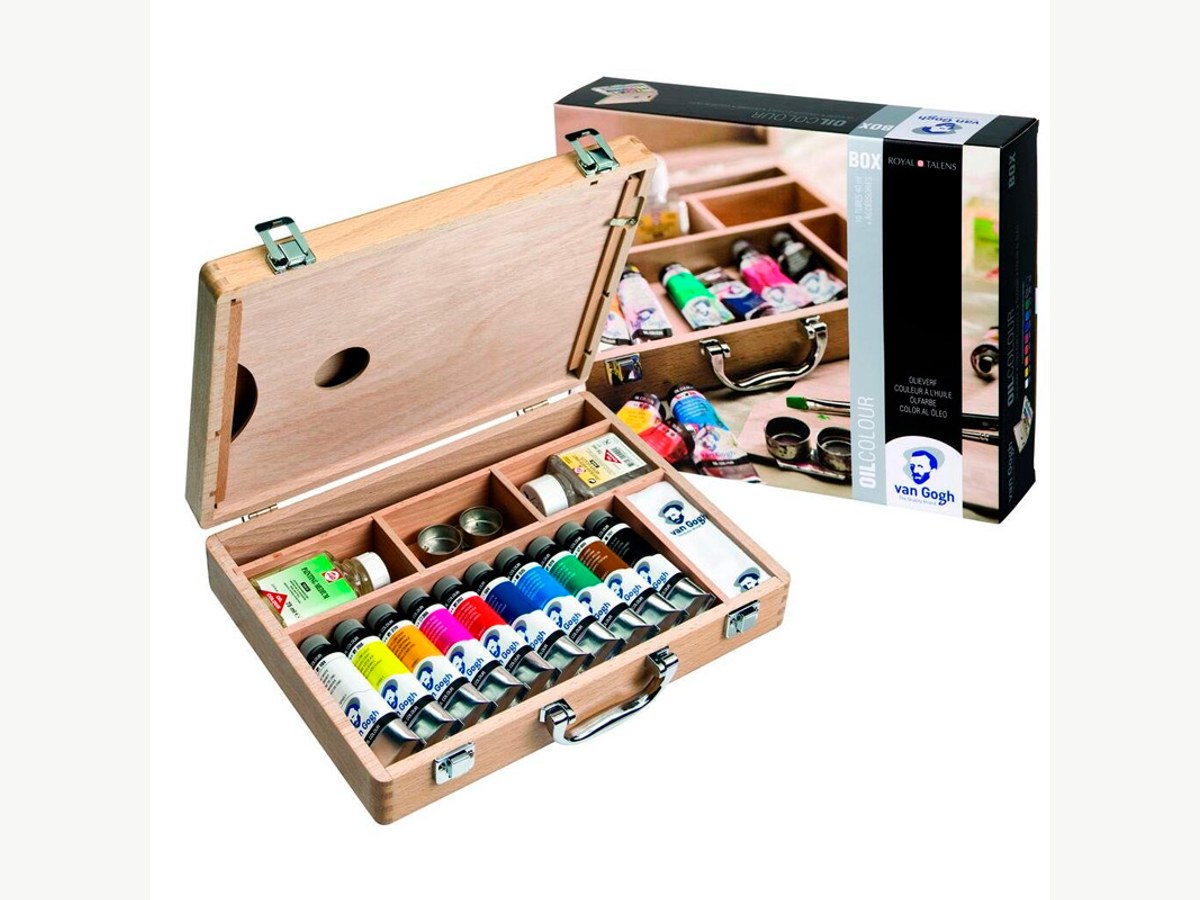 Cajas de óleos