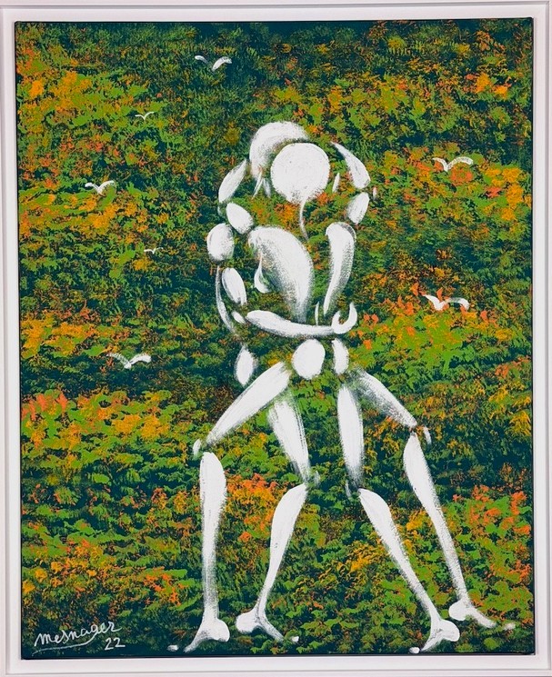 Toile L'amour dans la nature, 2022 Jérôme Mesnager Best sellers Artistes célèbres