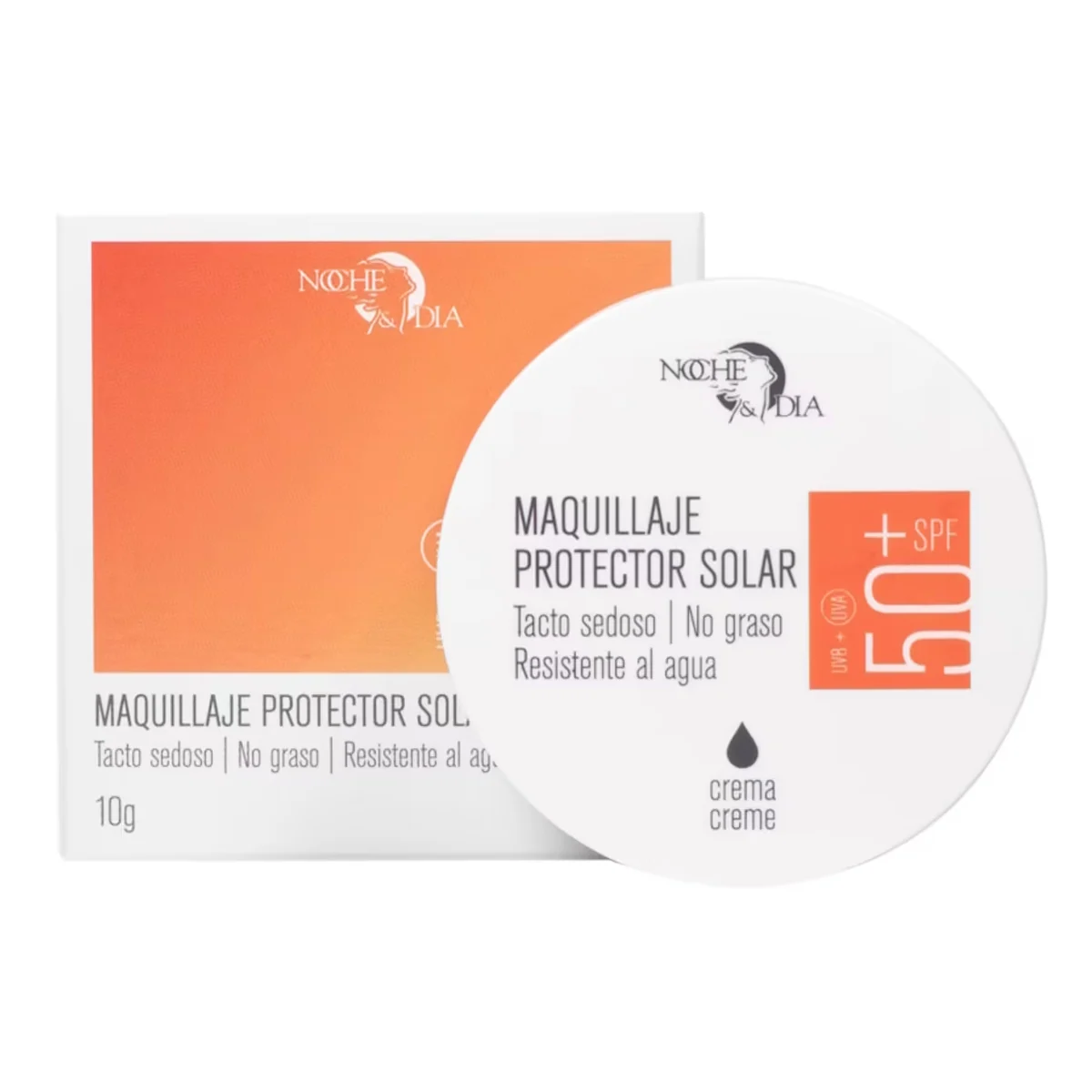NOCHE Y DÍA Maquillaje Compacto Protector Solar SPF50+ 10 g