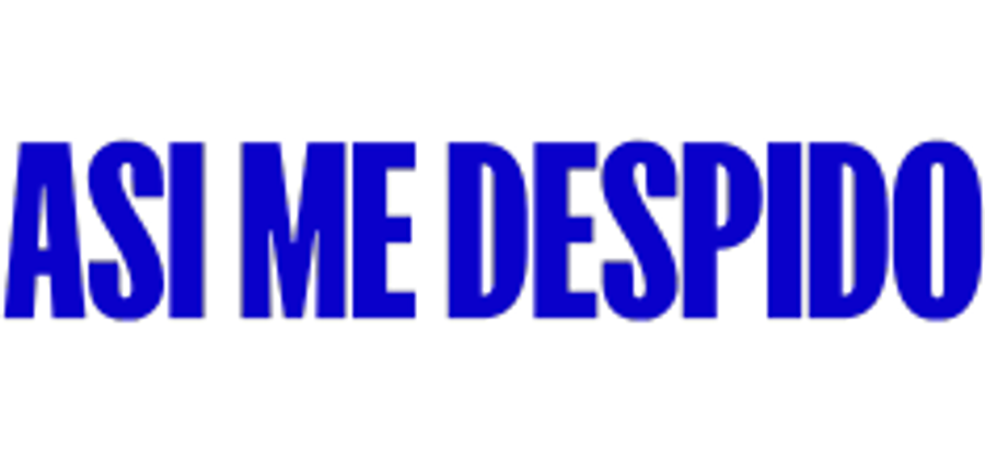 Logo de Así me despido