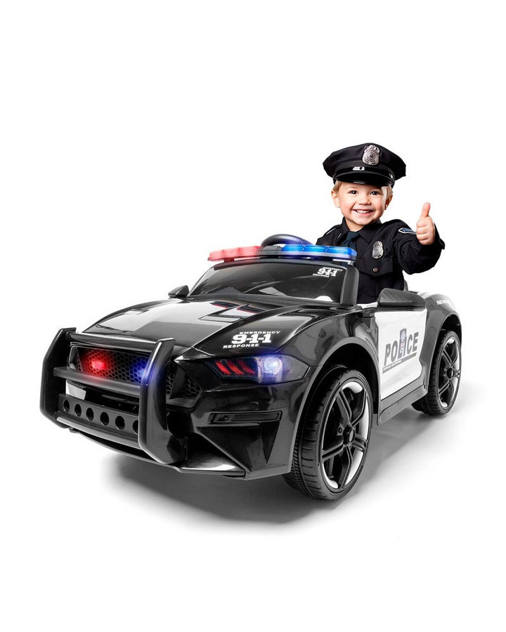 COCHE DE POLICIA Eléctrico 12v con Mando