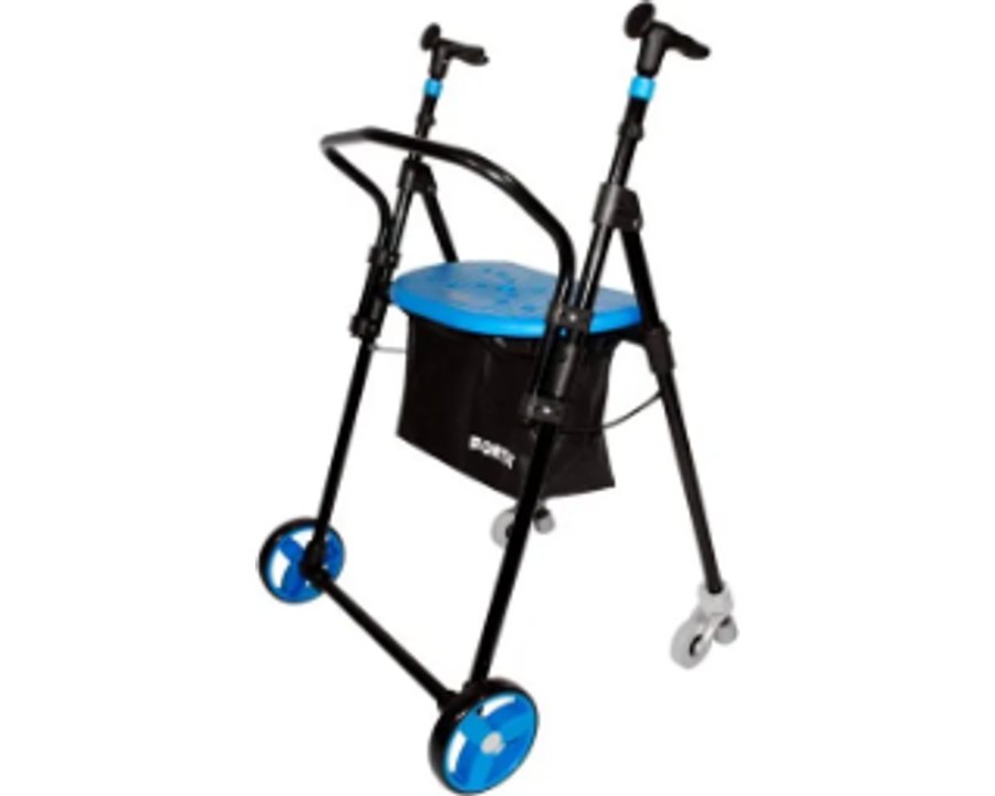 Andador Air On Plus con asiento, respaldo y cesta