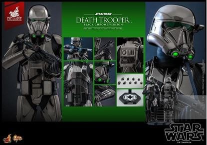 Star Wars Figura 1/6 Death Trooper Black Chrome