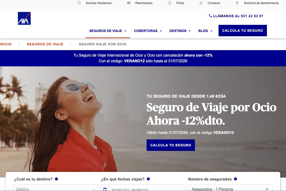 Seguro médico de viaje