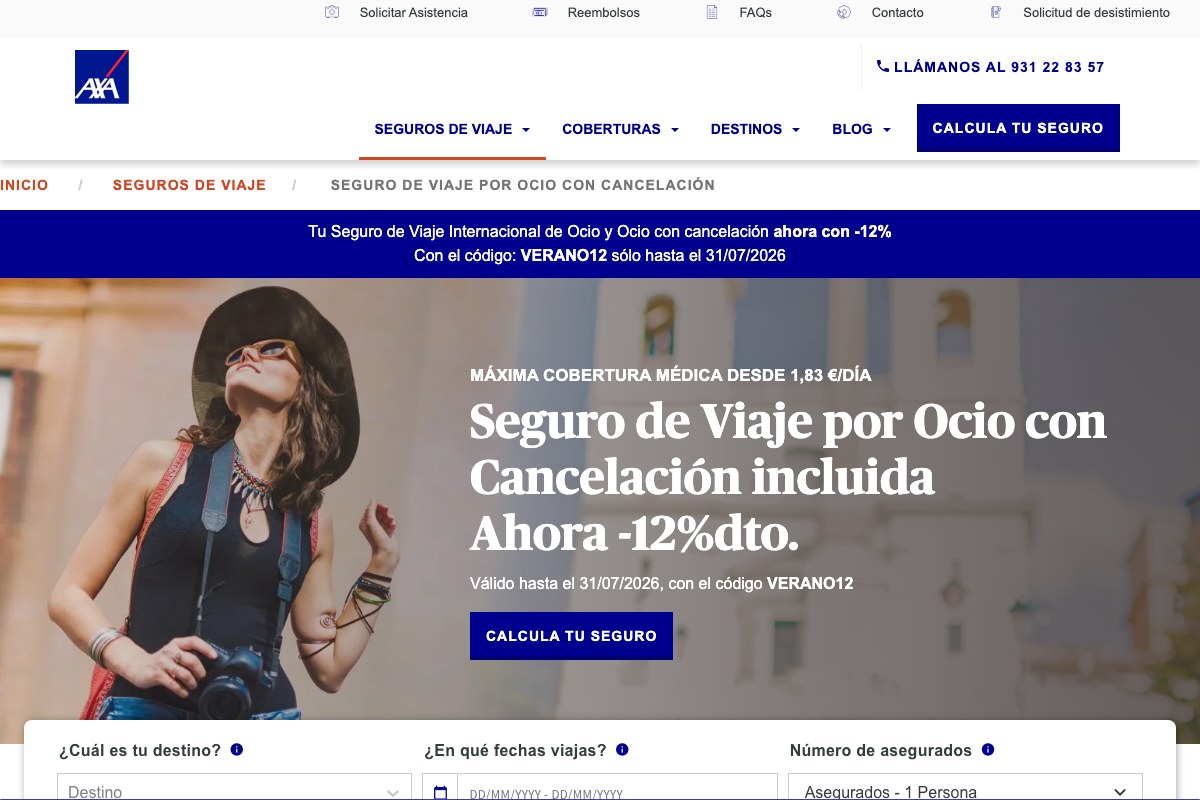 Seguro con cancelación