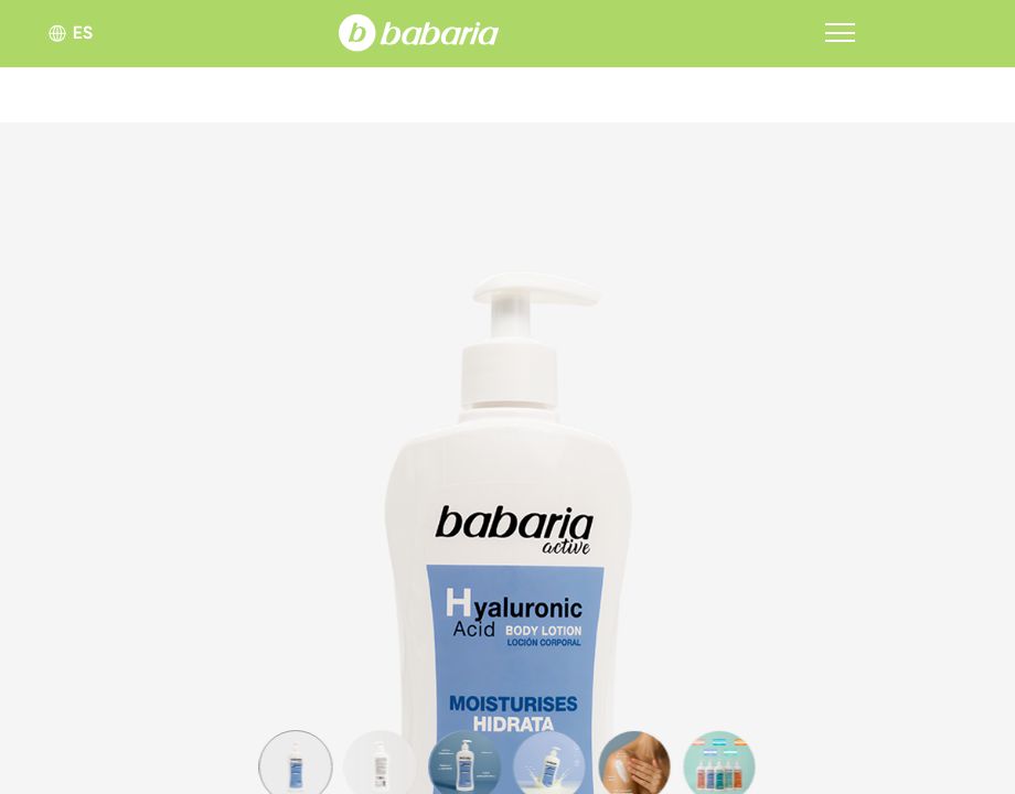 Body Milk Acido Hialuronico