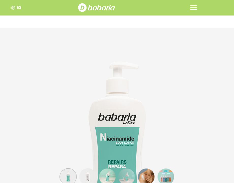 Body Milk Niacinamida