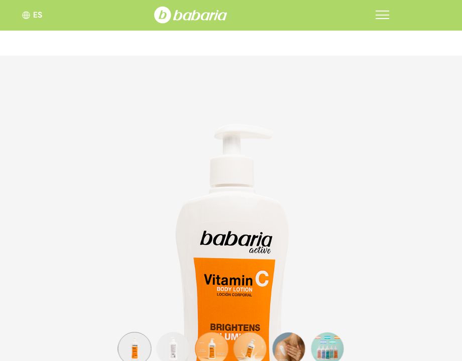 Body Milk Vitamina C