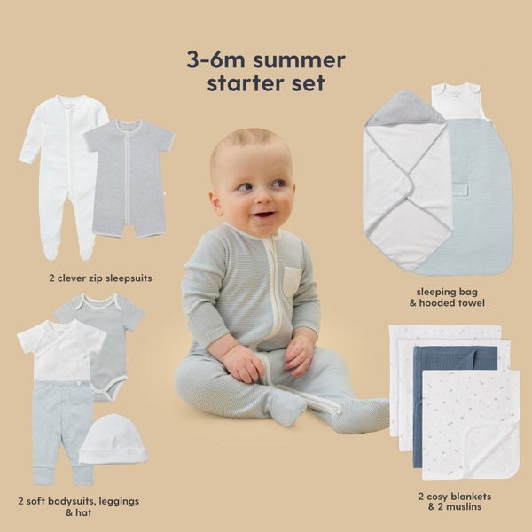 MORI Newborn Baby Starter Essentials Set