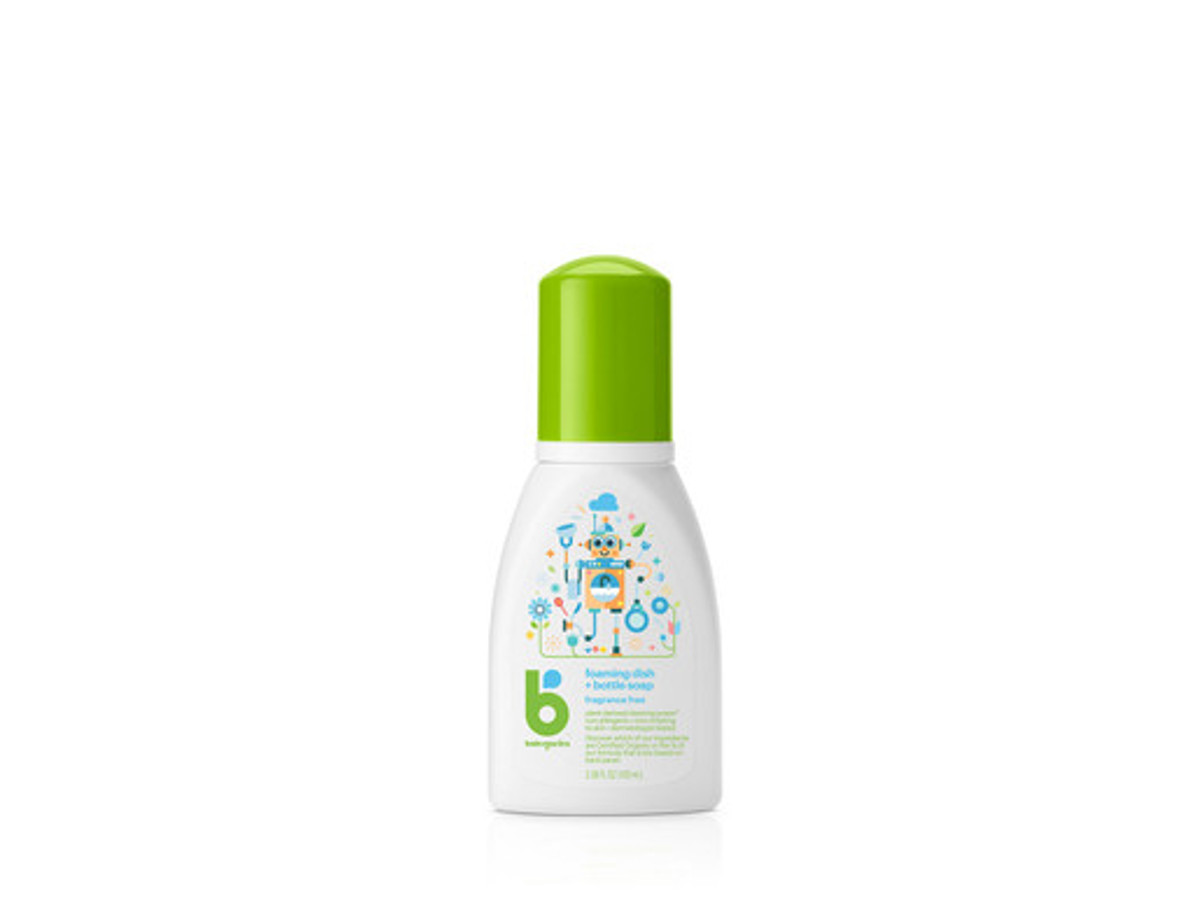foaming dish + bottle soap, fragrance free (on-the-go)