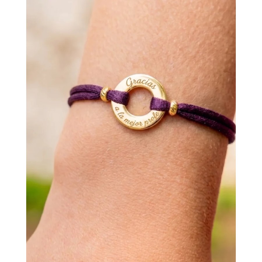 Pulsera grabada Round