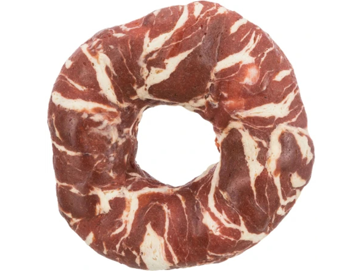 Anillo Masticable Ternera Veteada Denta Fun 10 cm 110 gr para Perros