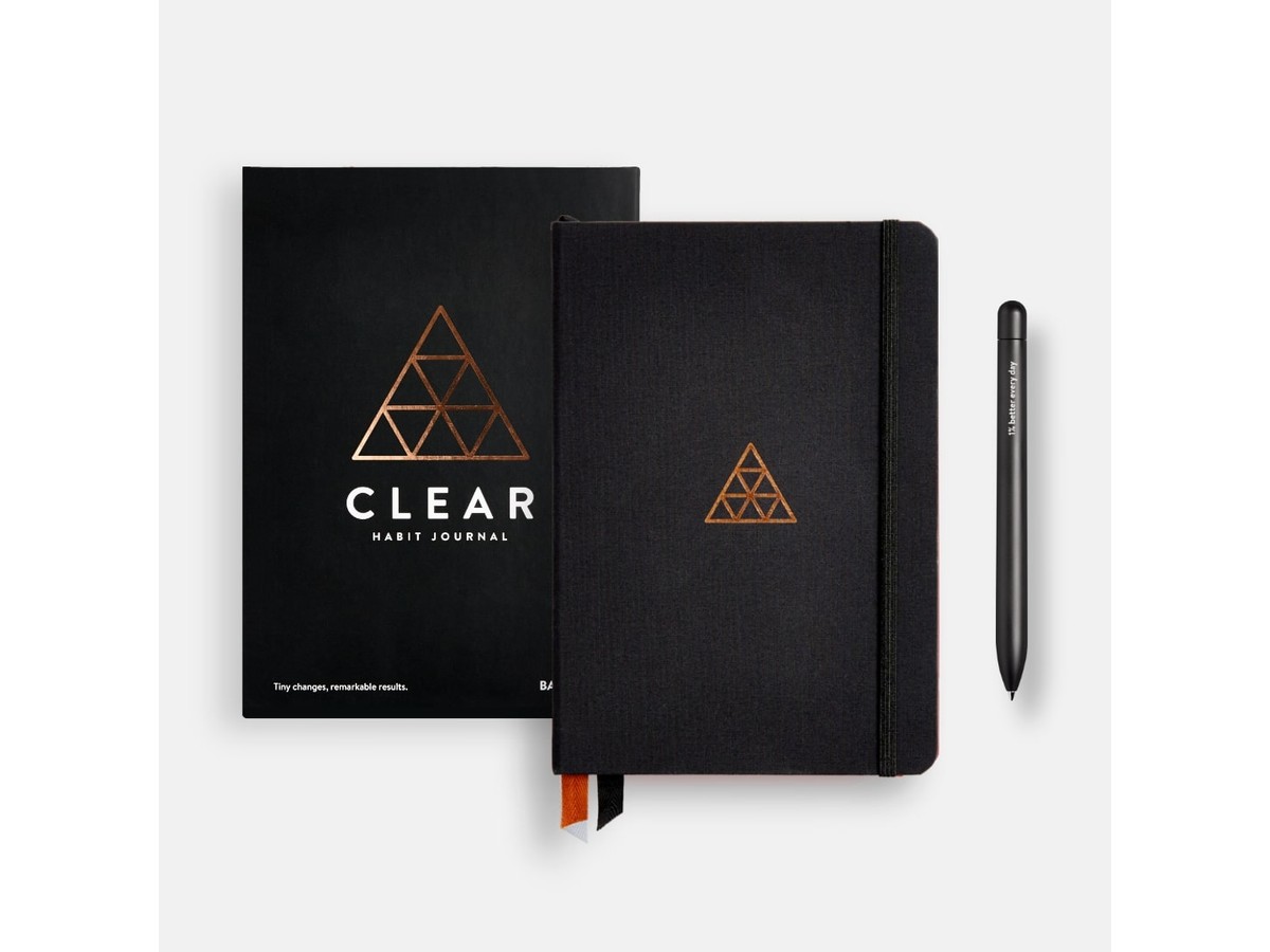 Clear Habit Journal & Pen Set