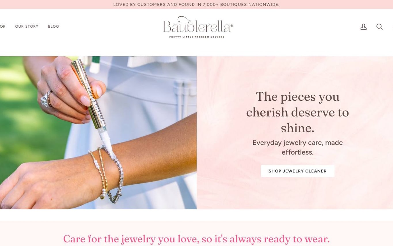 Home oficial de Baublerella