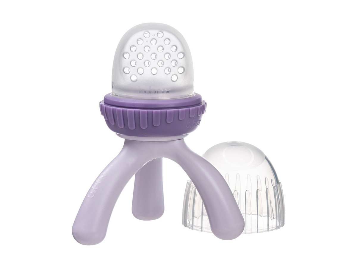 silicone fresh food feeder - peony