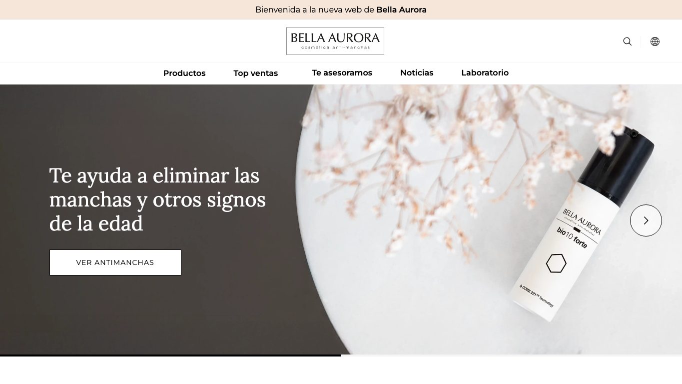 Captura limpia de la portada oficial de Bella Aurora