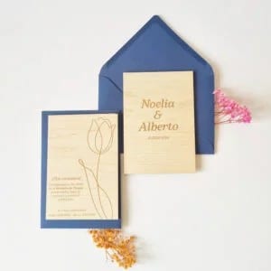 INVITACIONES DE BODA EN MADERA