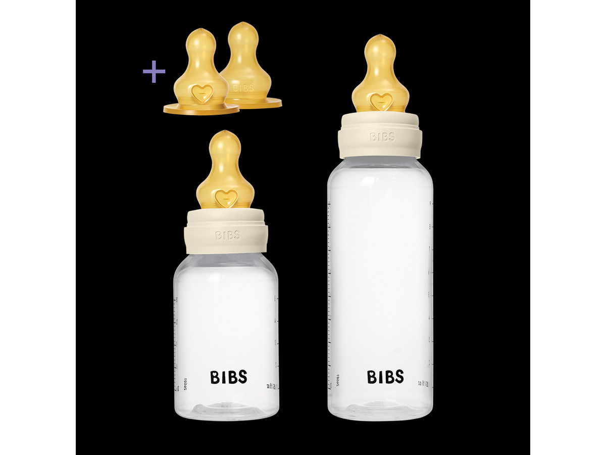 Baby BPA-Free PP Bottle Grow and Flow set 150ml/270ml Latex - Ivory