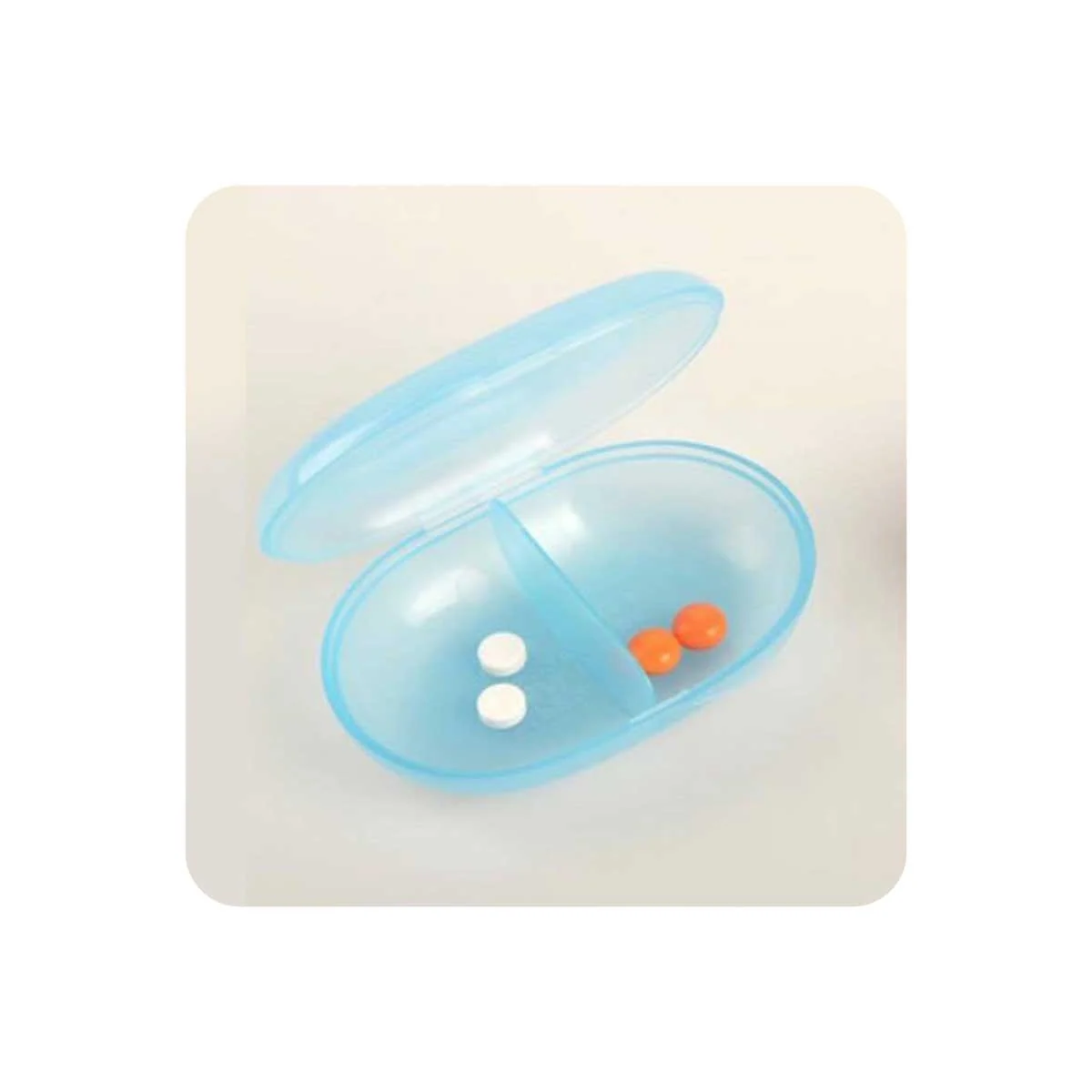 Pastillero de Bolsillo Doble Compartimento (Pack de 2)