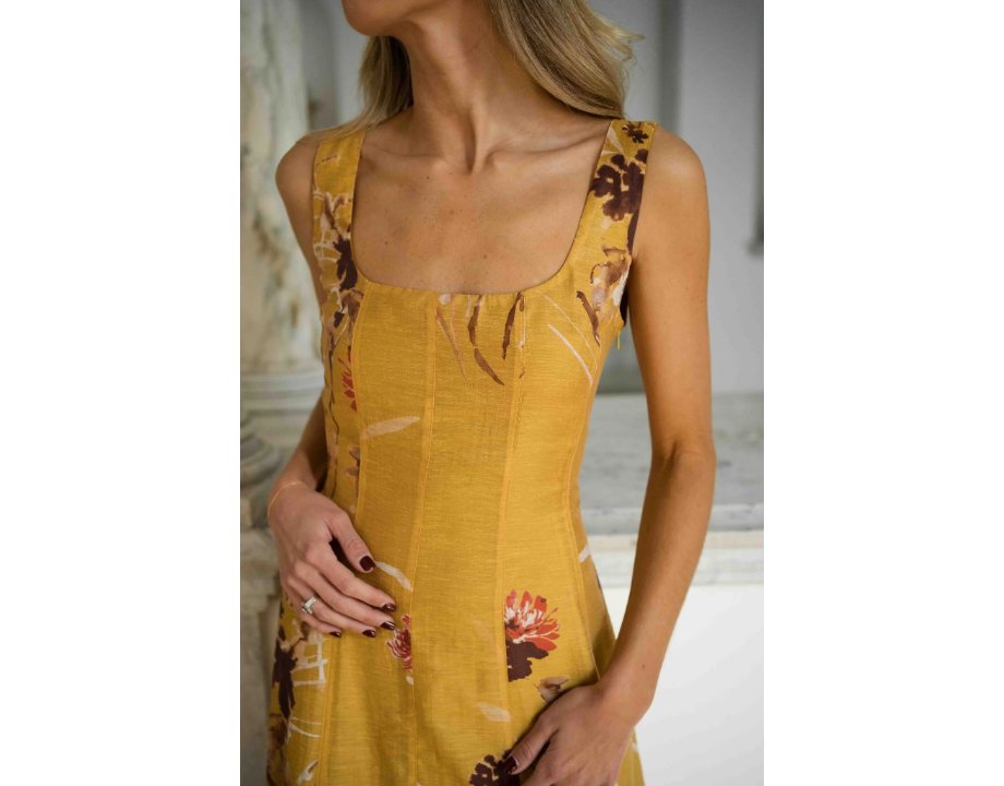 dress white print Ambar