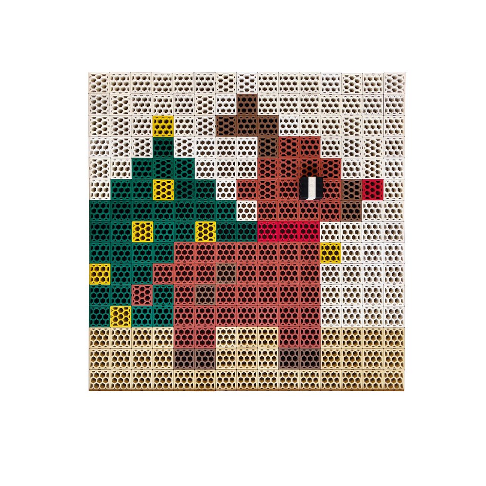 Pixel-Motiv "RUDOLPH" (ohne Rahmen)