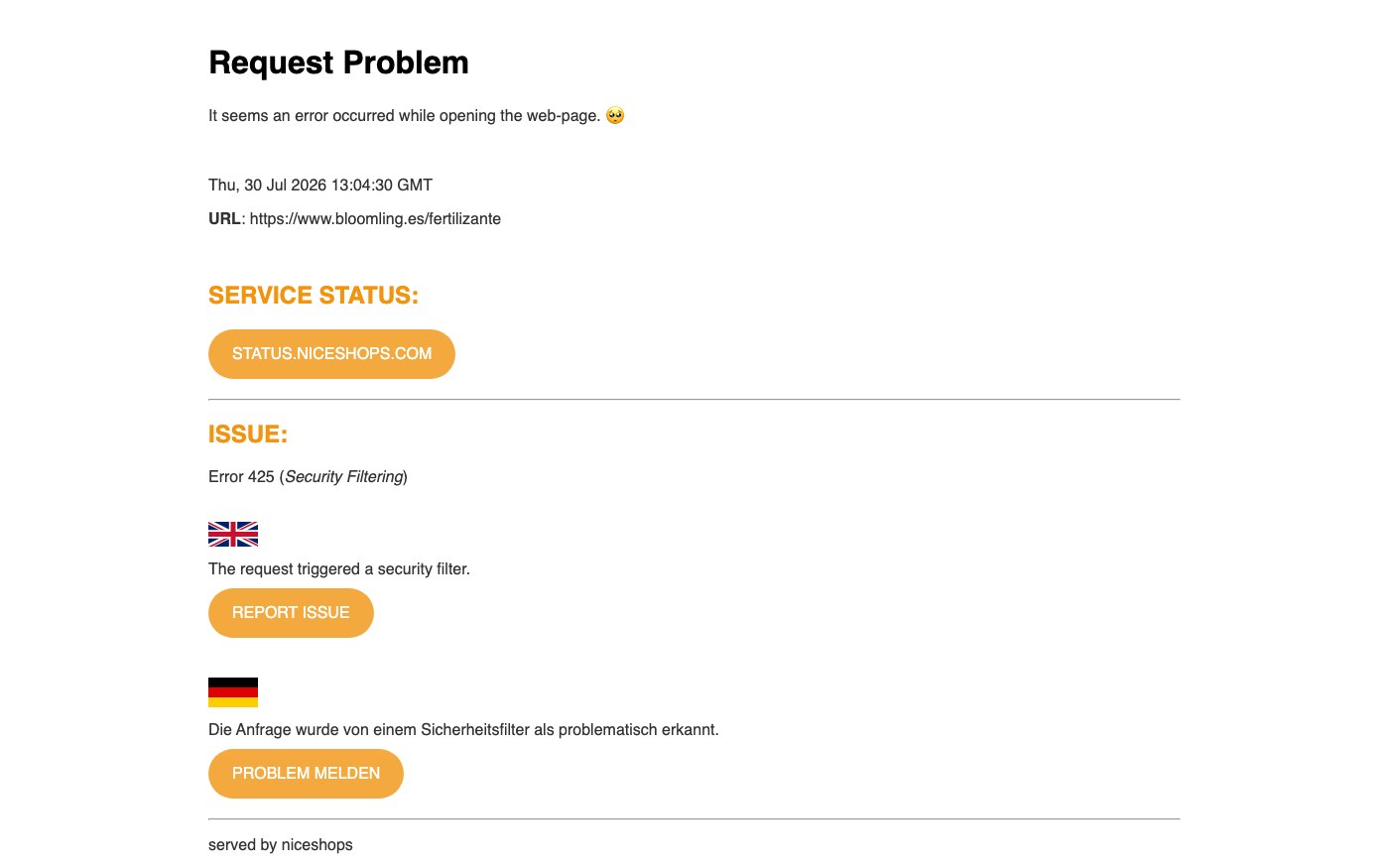Request Problem